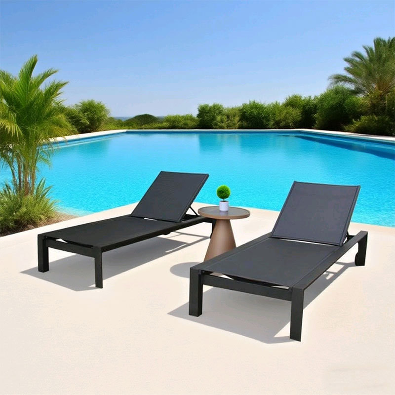 Silla de piscina al aire libre a prueba de agua al aire libre protección solar hotel villa patio jardín al aire libre silla de playa