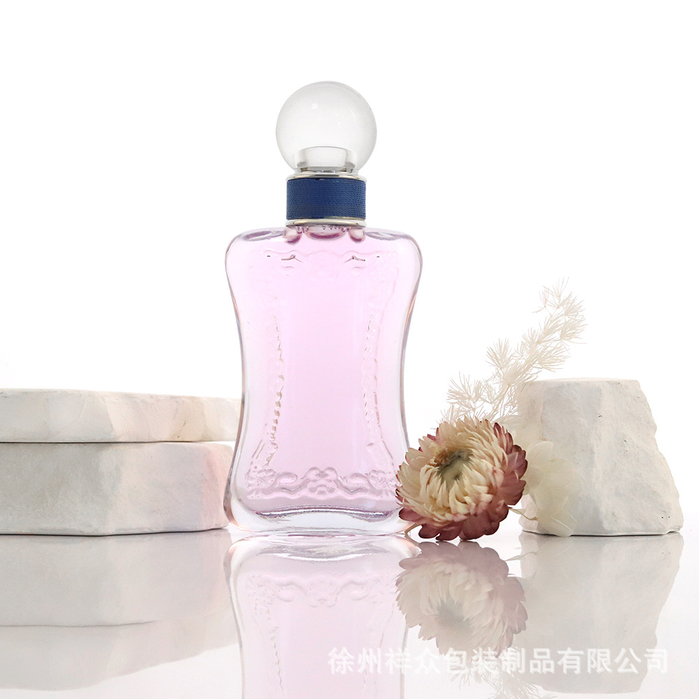 Comercio Exterior explosivo botella vacía de perfume transparente de bayoneta de cintura pequeña botella vacía de vidrio Mary 's Fragrance en el mismo modelo image 3