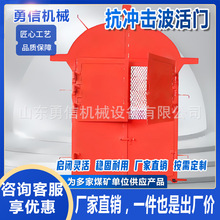 矿用抗冲击波活门防水平板闸门耐冲击井下钢制密闭门冲击波密闭门