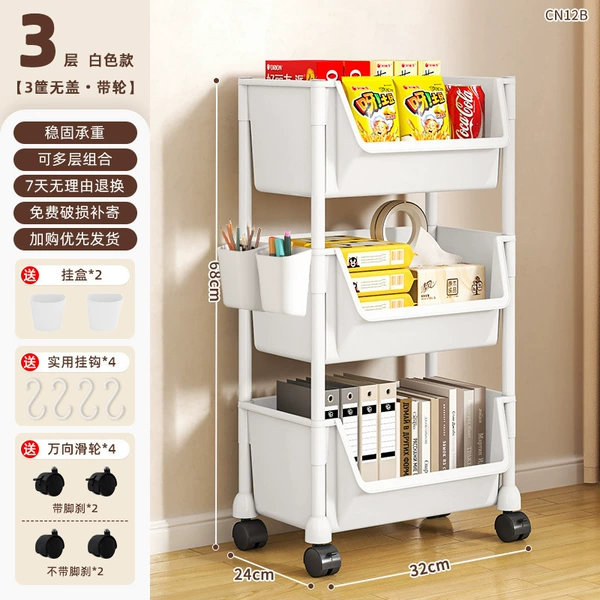 3-layer white-opening model [pulley + hook + hanging box]♢