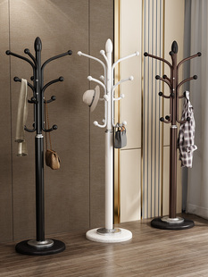 Floor-Standing Coat Rack for Bedroom, Simple Modern Vertical Clothes Rack, Trendy Household Living Room Bag Rack