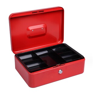 Factory wholesale key type metal change storage cash register shopping mall supermarket portable metal cash box