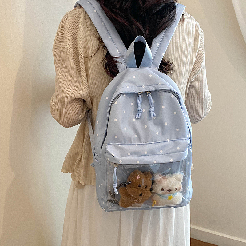 Nueva moda mochila de moda para mujeres fresca dulce gran capacidad de moda ocio para estudiantes de clase mochila simple