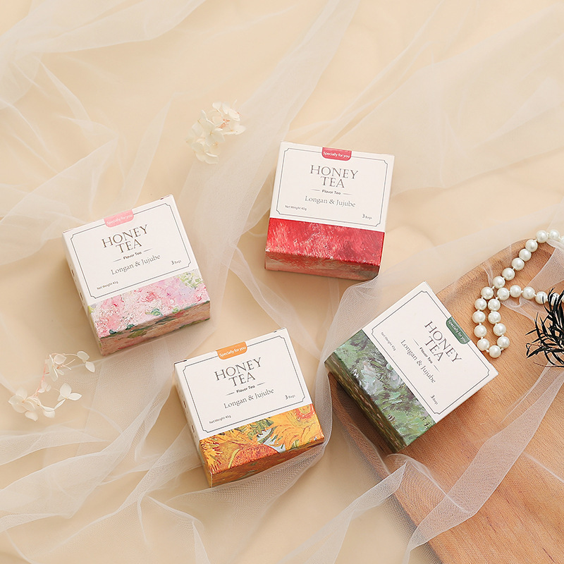 Wedding Souvenir Tea Honey Tea Tea Bridesmaid Gift Teacher's Day Mid-Autumn Festival Gift Wedding Return Gift Box Scented Tea