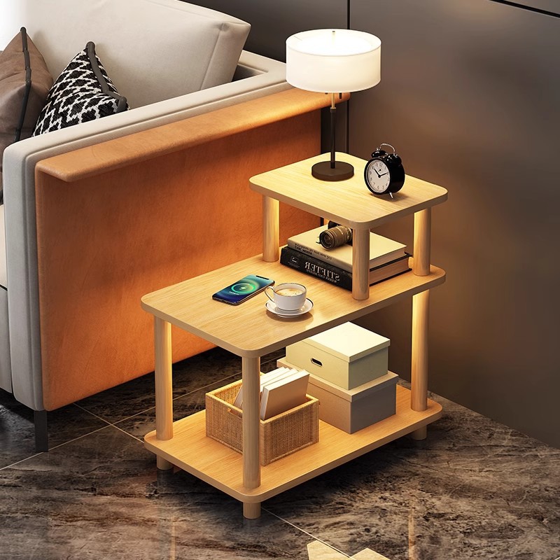 Estante de cabecera de la cama Estante de almacenamiento del dormitorio Estante pequeño junto a la cama Estante de esquina Estante de almacenamiento integrado contra la pared Estante de almacenamiento Reemplazo de cabecera de la cama