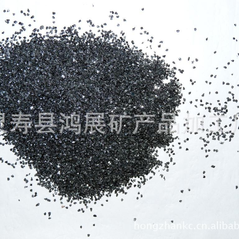 生产加工供应优质金刚砂、黑刚玉黑色无杂质