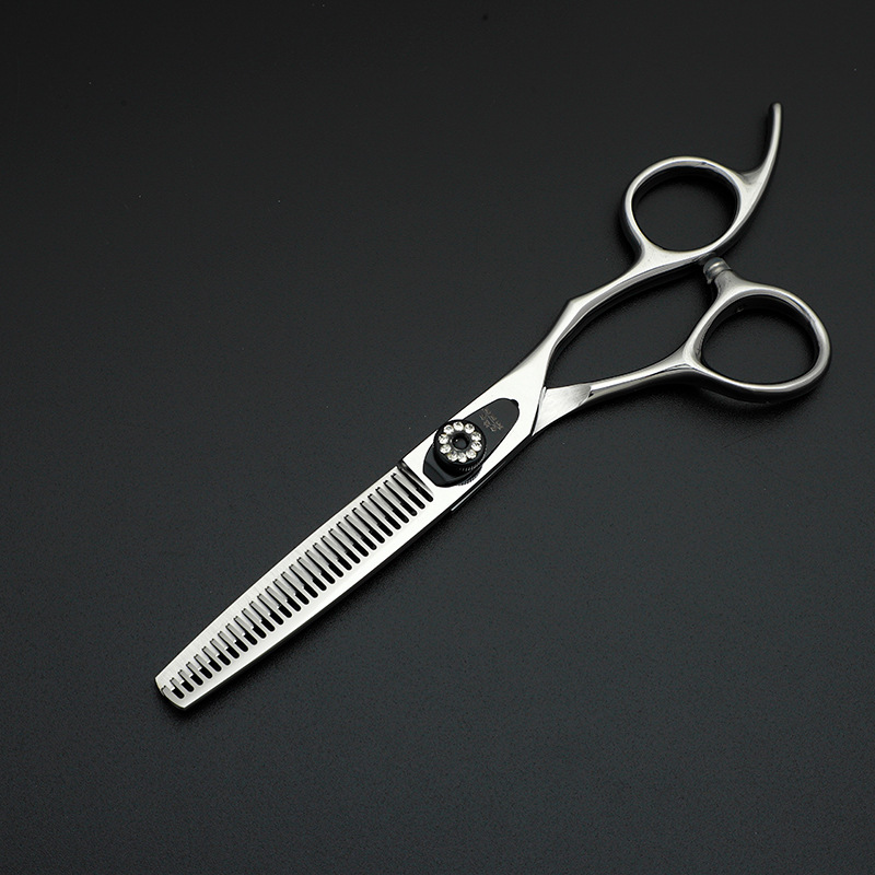 Tijeras para el cabello, juego de tijeras para el cabello de alta gama, tijeras de estilo explosivo transfronterizo de 6 pulgadas, peluquería, tijeras para el cabello, pipa, gema