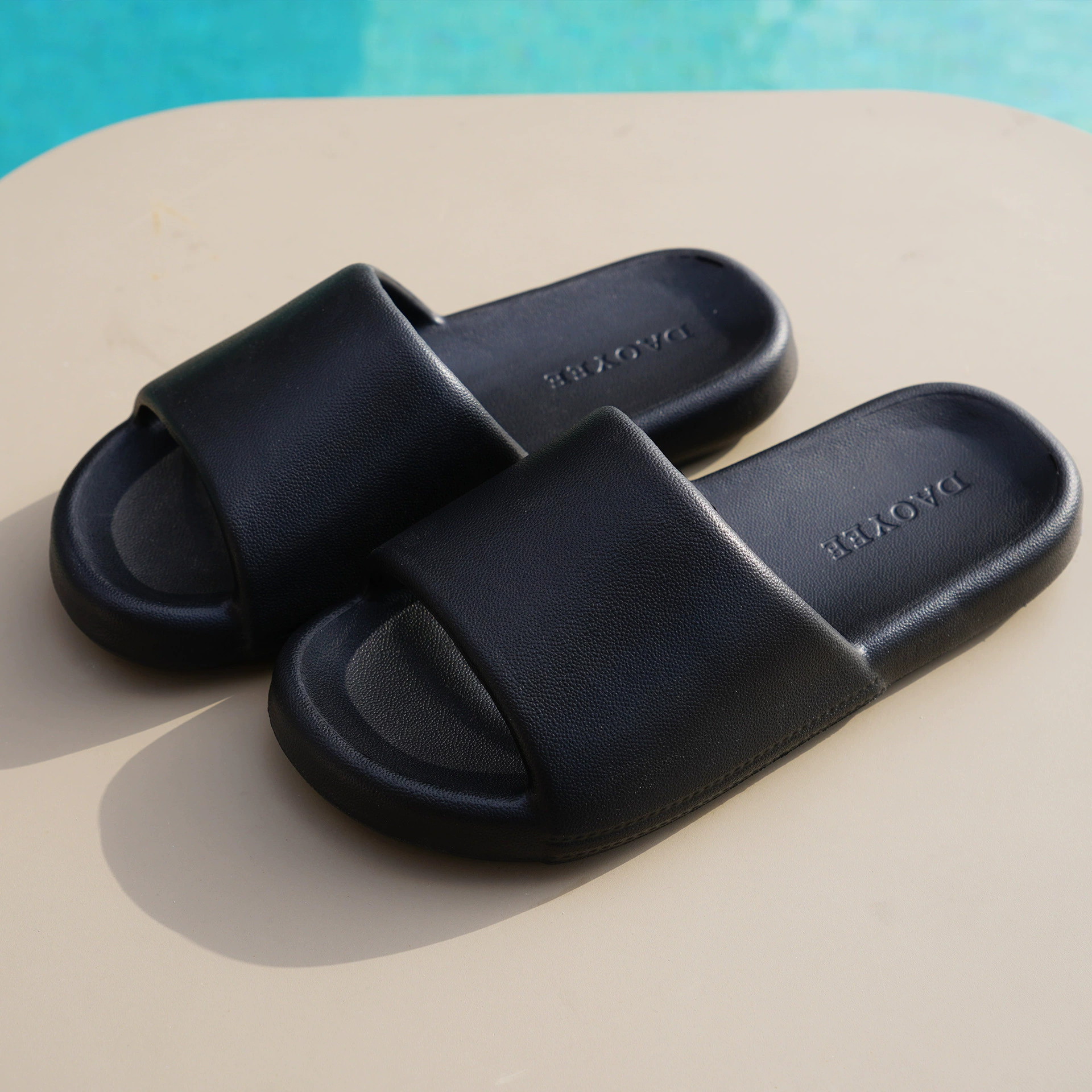 Парные тапочки из ЭВА, домашние летние нескользящие мужские тапочки с дезодорантом для ванной комнаты, домашняя обувь