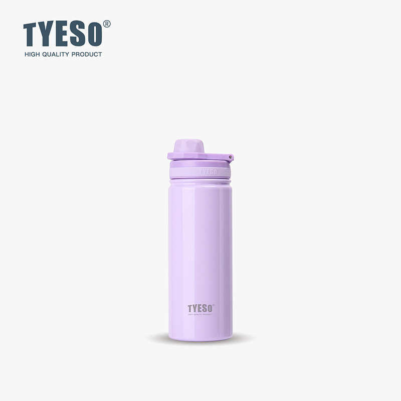 Taisuo 学生スポーツボトル TYESO ポータブルハンドルステンレス鋼ウォーターカップ INS 真空北欧スタイル二重層断熱カップ|undefined