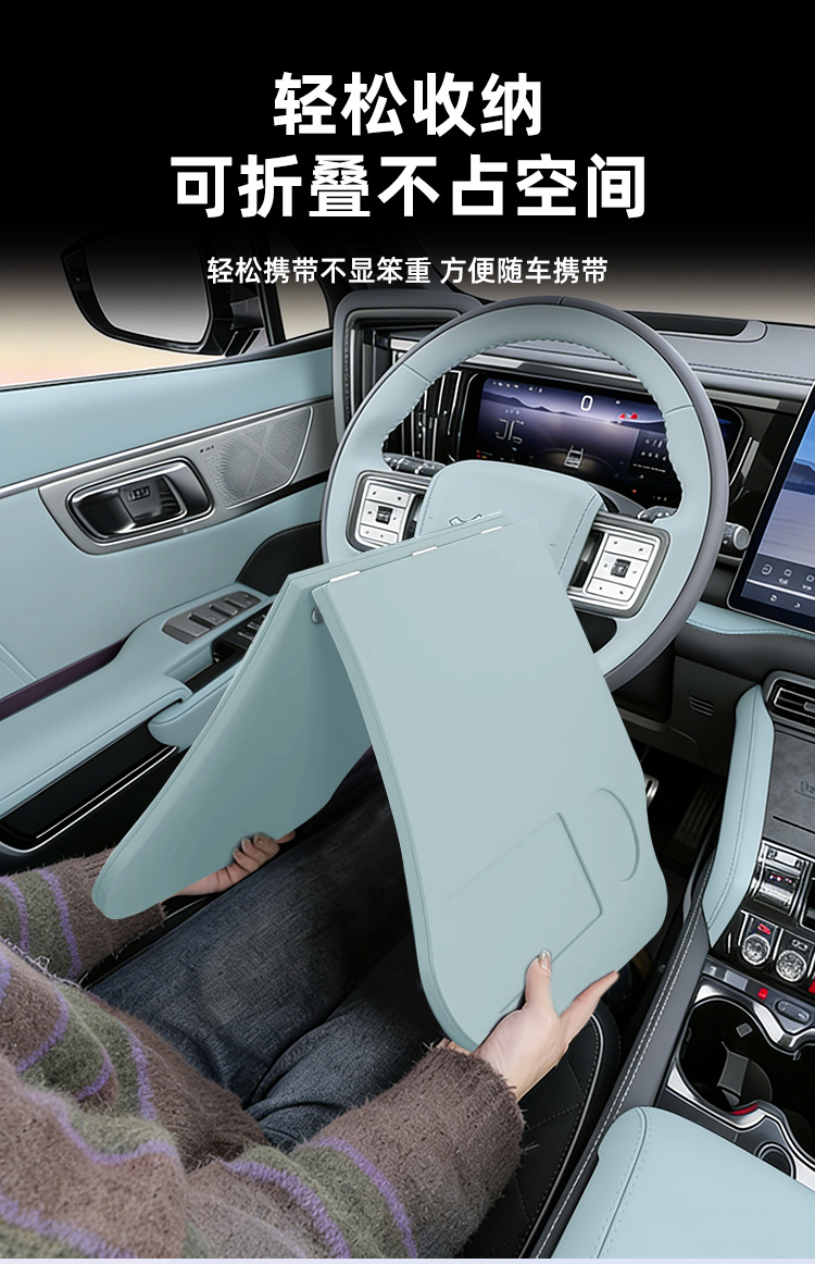 Suitable for Fangchengbao Leopard 5 Car-Mounted Small Table Board, Practical Folding Dining Table, Office Gadget, Laptop Stand