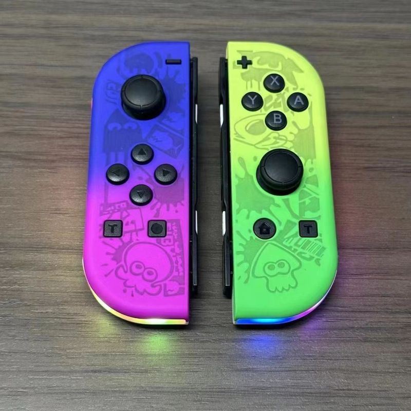 SwitchJOYCON bluetoothハンドルNSゲーム左右ワイヤレスRGBライト付き小型ハンドル|undefined