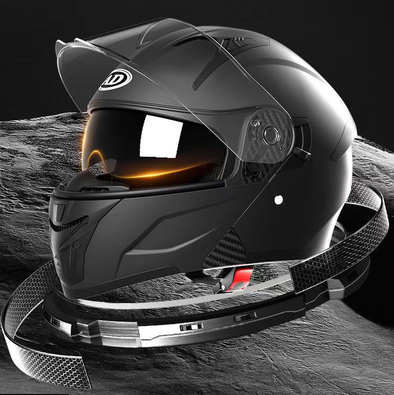 Cross-Border Factory Wholesale Motorcycle Helmets for Men and Women, Open-Face Helmets for All Seasons, Electric Vehicle Off-Road Riding Safety Helmets