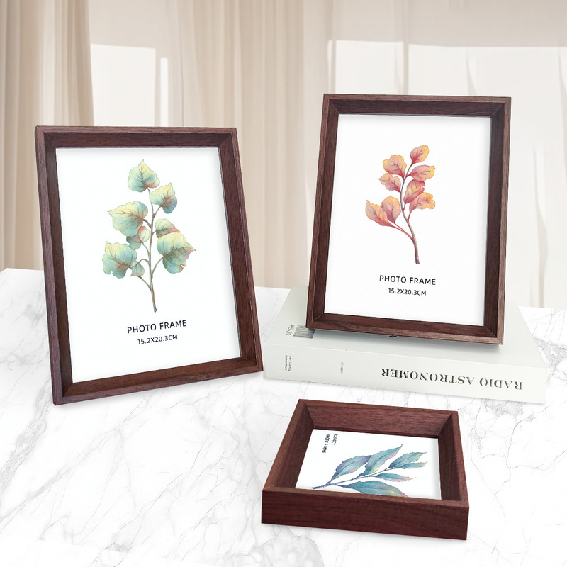 Mdf Photo Frame Simple Wooden Picture Frame Walnut Color Tabletop Display 6inch 7inch 8inch 10inch A4 Calligraphy and Painting Photo Framing Wholesale Mdf Photo Frame Simple Wooden Picture Frame Walnut Color Tabletop Display 6inch 7inch 8inch 10inch A4 Calligraphy and Painting Photo Framing Wholesale