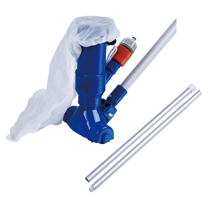 Factory Direct Supply Jet Vacuum Kit with 40"/100 cm Aluminum Pole, 2-Section Pole, Pool Cleaning Tool