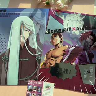 Assassin Wu Lüqí's Homemade Laser Poster Wu Lüqí Plum Blossom Thirteen Peripherals High-Definition Bedroom Poster with Stickers
