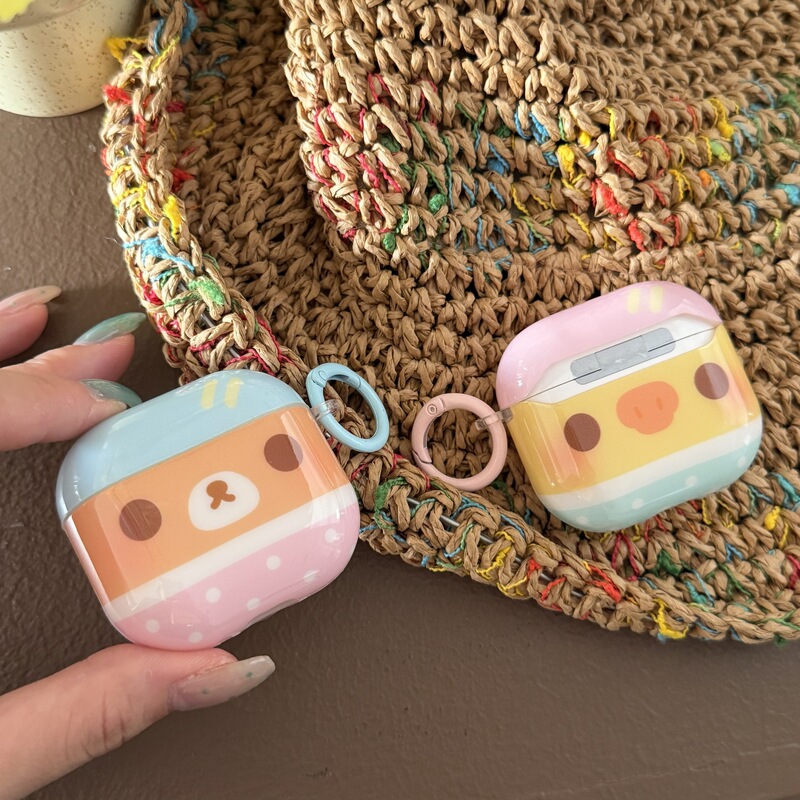 Trendy new product IMD series Rilakkuma and Chicken Earphone Case suitable for AirPods 2/3/4 generation protective case Trendy new product IMD series Rilakkuma and Chicken Earphone Case suitable for AirPods 2/3/4 generation protective case