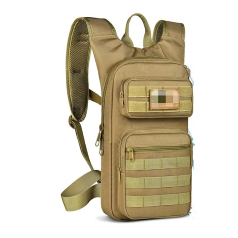 Bolsa de agua deportiva de escalada de montaña en stock, bolsa de agua de trekking de larga distancia, bolsa de agua de camuflaje militar, bolsa de agua táctica de cintura