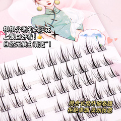 眸萊雅太陽花假睫毛懶人三部曲小惡魔女睫毛自然仿真仙子毛眼睫毛