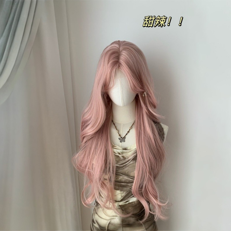 Fanny Purple-Pink Wig for Women, Lace Front, Large Wavy Curls, Side Bangs, Versatile Cosplay Full Wig Fanny Purple-Pink Wig for Women, Lace Front, Large Wavy Curls, Side Bangs, Versatile Cosplay Full Wig