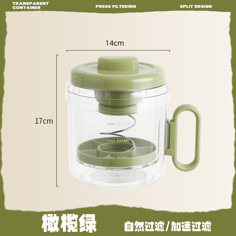 酸奶过滤器自制希腊乳清分离器过滤纱布酸奶机家用按压酸奶过滤器|undefined