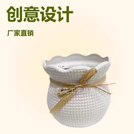 厂家批发塑料花盆小尺寸花盆仿真花假多肉盆编织盆跨境工厂