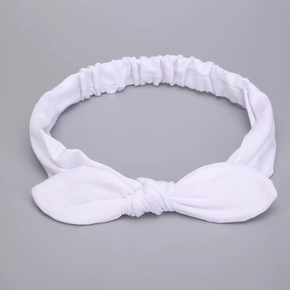 2025新款发带批发韩式可爱时尚兔耳朵发圈学生纯色舒适创意发饰