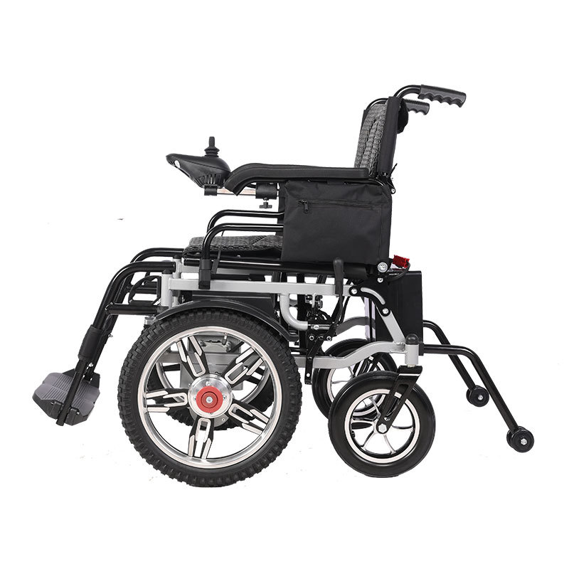 Silla de ruedas eléctrica fábrica plegable ancianos mano empuje discapacitados silla de ruedas eléctrica automática ancianos scooter