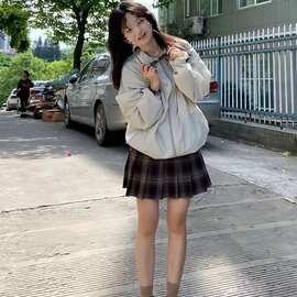 户外防晒衣女夏季2025新款休闲宽松连帽透气薄款防晒冲锋衣外套潮