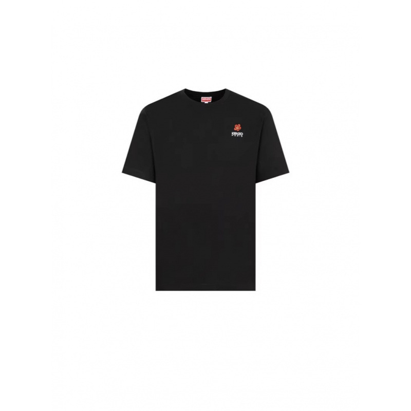 Brand New French Kenzo Kenzo Takada Men's Short-Sleeve T-Shirt with Letter Print and Round Neck, Perfect for a Holiday Gift