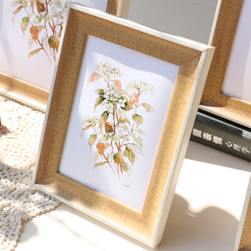 Creative Personal Picture Frame for Desktop, 5678 Inches A4 Size, Wall-mounted Wedding Studio Photo Frame with Photo Washing and Picture Frame, Nordic Picture Stand