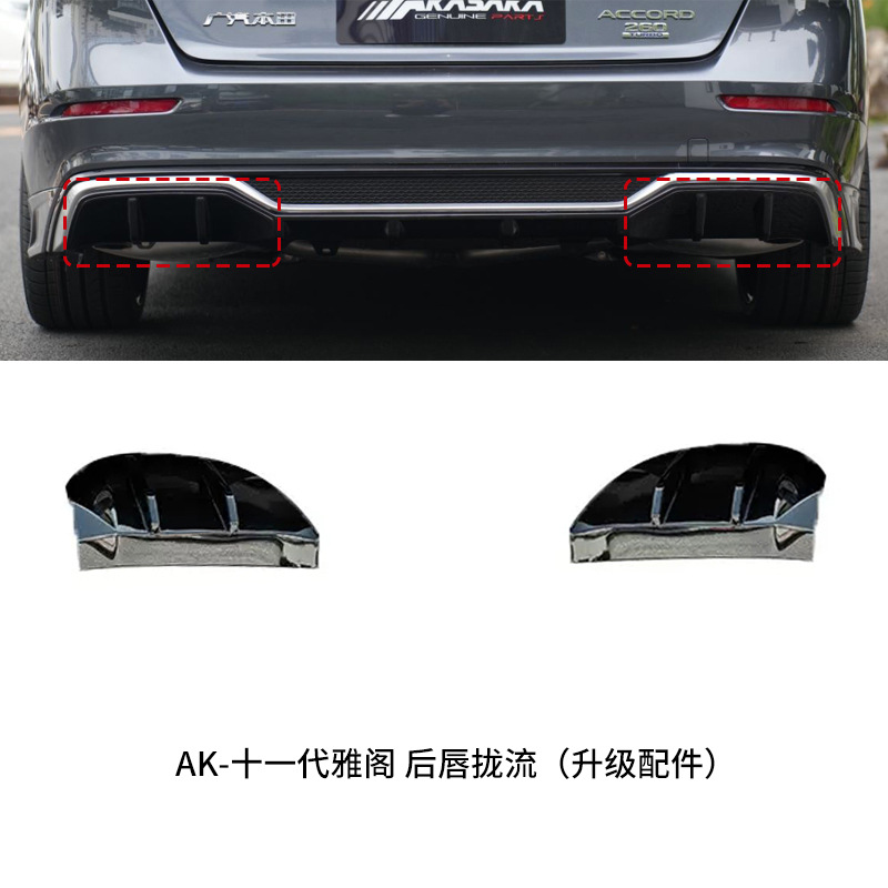 Kit for | Honda Big Surrounded - ak-11th-gen-rear-lip-spoiler-upgrade