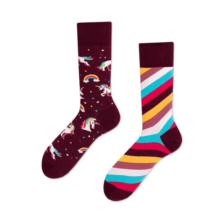 All Seasons Season Unisex Cute Simple Style Cartoon Cotton Crew Socks A Pair