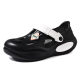 Hole Shoes Men's Non-Stinky Non-Slip Outer Wear Baotou Heightening Breathable Wear-Resistant Summer Thick Bottom Contrast Color Beach Slippers