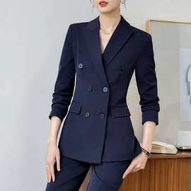 职业西服新款西装外套气质通勤高级感春秋时尚酒店工作服女士套装