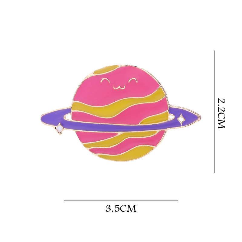 Red smiling planet