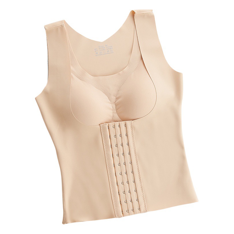 Corsé del cuerpo de las mujeres que forma el vientre posparto contrayendo corsé cintura chaleco superior delgada corrección jorobada adelgazamiento vientre contratación