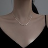 Necklace, small design accessory, silver 925 sample, light luxury style, 2022 collection
