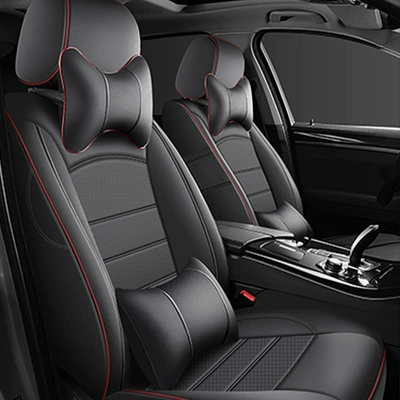 Seat cushion, seat cover cushion car special leather seat - legend-black-luxury-model-universal-all-inclusive-seat-cover