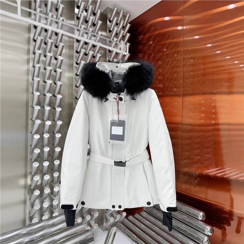 Grenoble High-End Version of the Hooded down Jacket Ski Jacket Waist Windproof and Rainproof down Jacket Women's Short Style Grenoble High-End Version of the Hooded down Jacket Ski Jacket Waist Windproof and Rainproof down Jacket Women's Short Style