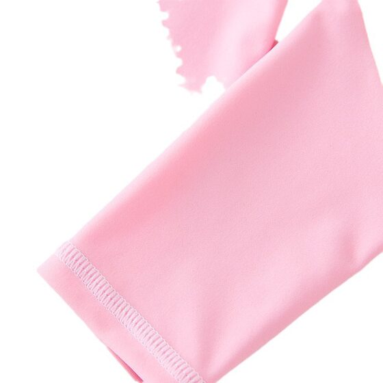ins Trendy Children's Swimwear Girls' Baby's Split Swimwear Western Style Long Sleeve Sunscreen Surfing Suit for Middle and Big Children Swimwear