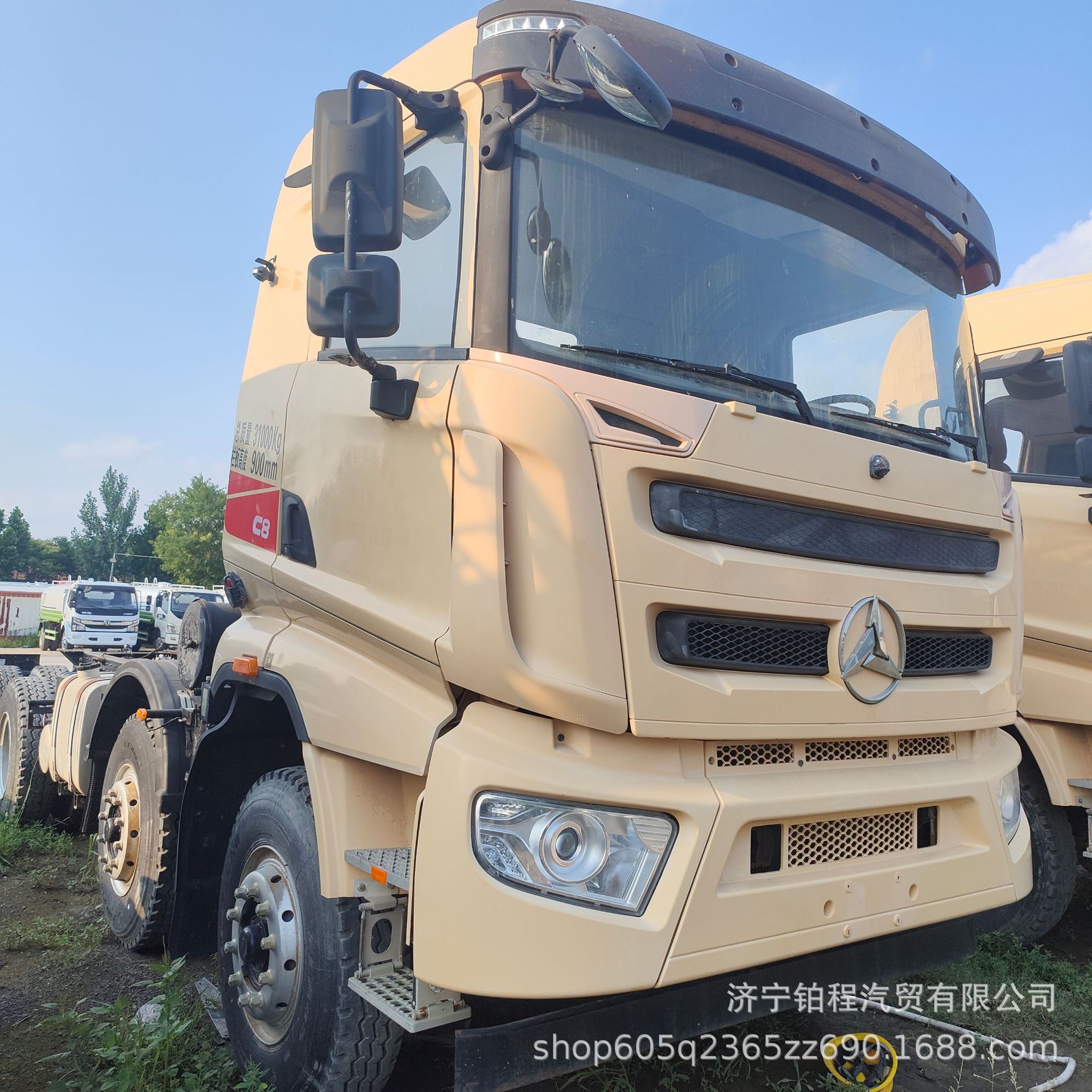 Direct shipment from the manufacturer: Cross-border HOWO 371/430 horsepower dump truck, second-hand remanufactured mining site tipper truck
