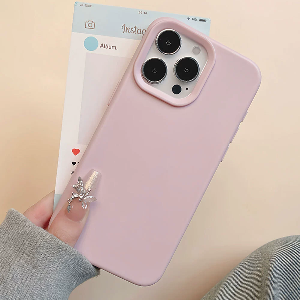 Чехол для телефона (Apple iPhone 16) силиконовый матовый, защита от падений, тонкий элегантный дизайн