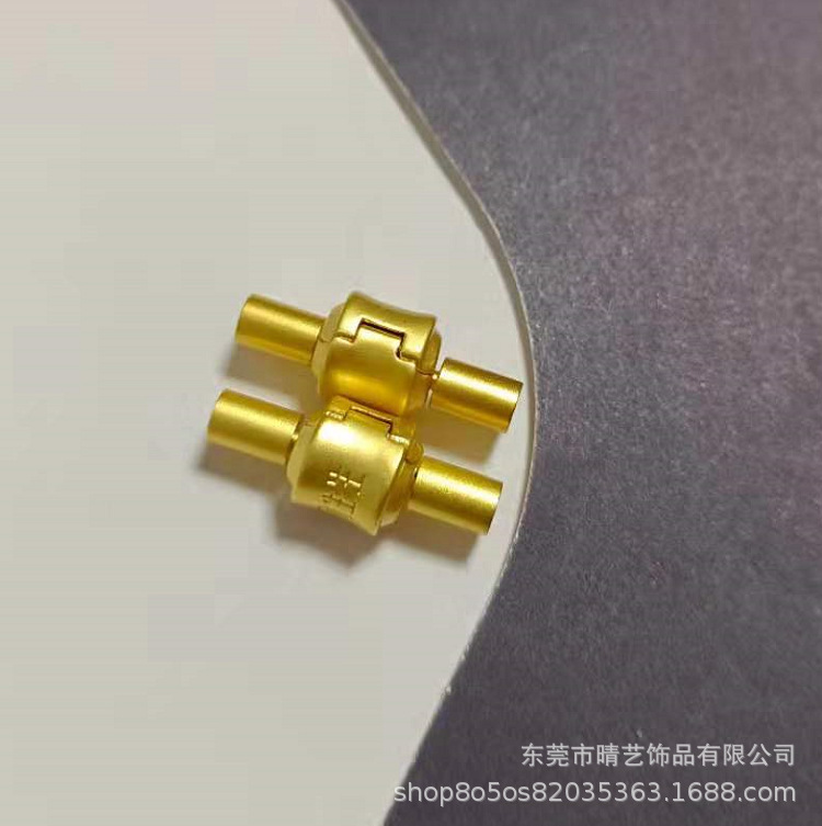 周生同款绳扣 不锈钢饰品扣 皮绳扣 磁铁扣 手链扣钢丝扣皮绳配件