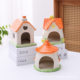 Golden Bear Ceramic Nest Escape House Summer Heat Prevention and Cooling Ice House Golden Bear Small Pet Nest Decorative Landscape Products