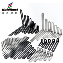 不锈钢长孔角码可调节孔活动角码90度直角固定连接件L型支架角铁