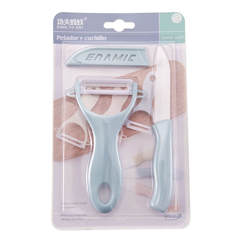 Suction card/with knife sheath/blue