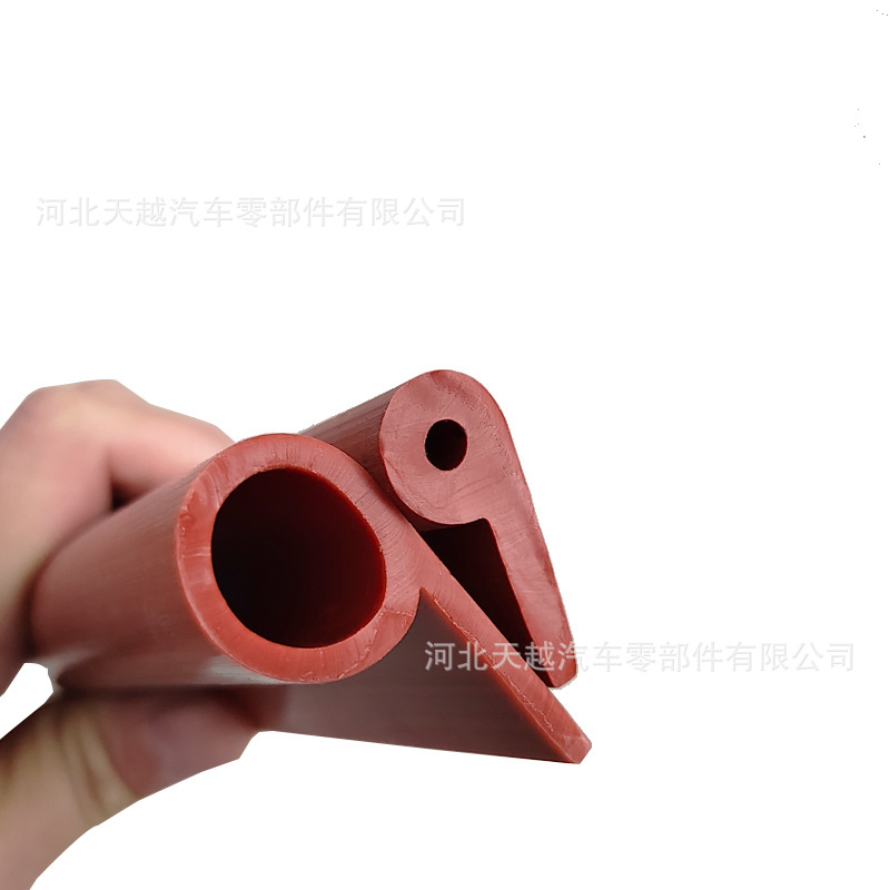 生产硅胶9字密封条 9字型阀门冷库门门底填缝硅胶条 P型填缝条