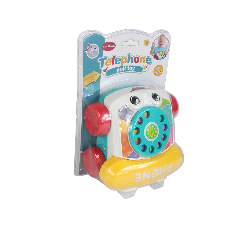 Teléfono de Arrastre Infantil Multifuncional para Niños Pequeños