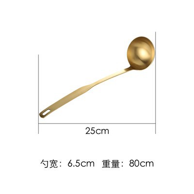 オーダーメードのステンレスのスプーンの火鍋のスプーンのセットの家庭用の金色の大きいスープの殻のスープの漏れの長い柄のスプーンの薄いご飯の盛粥のスプーン|undefined