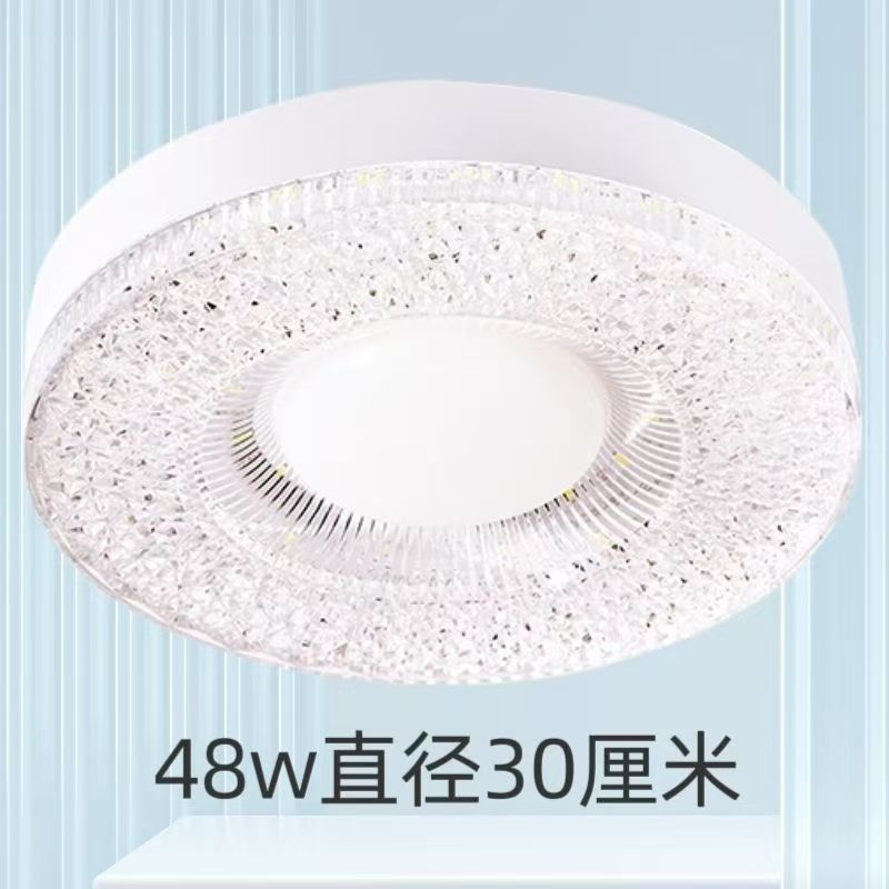 Nueva lámpara de cristal redonda led E27 boca de tornillo para el hogar bombilla de ahorro de energía techo techo iluminación de bombilla de alta potencia
